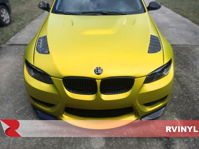 3M Satin Bitter Yellow DIY Hood Wrap