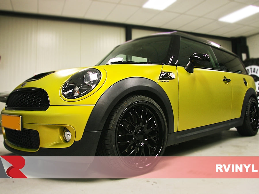 3M Satin Bitter Yellow DIY Side View Wrap