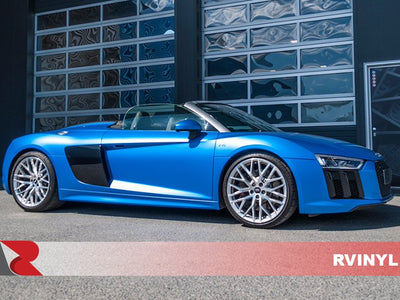 3M 2080 Series Satin Perfect Blue Passenger Side Wrap