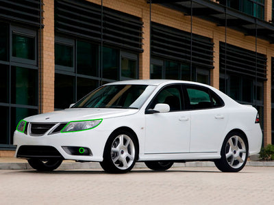 saab 9-3 2008-2011 Headlight Protection Installation Location