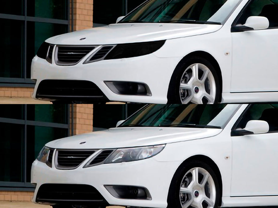 saab 9-3 2008-2011 Headlight Tint Appearance
