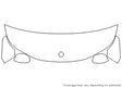 9-3. Avery Dennison Clear Bra Hood Precut PPF Diagram