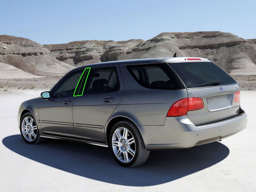 saab 9-5 2006-2010 (wagon) Pillar Post Trim Installation Location