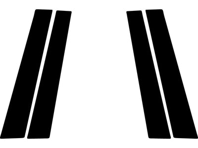 saab 9-5 2006-2010 (wagon) Camo Pillar Trim Diagram