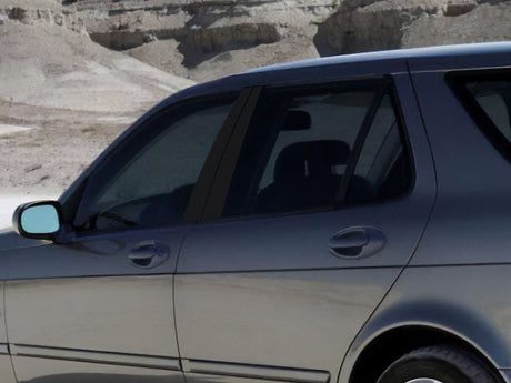 saab 9-5 2006-2010 (wagon) Matte Black Pillar Cover Diagram