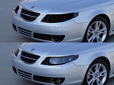 saab 9-5. 2010-2011 Headlight Tint Appearance