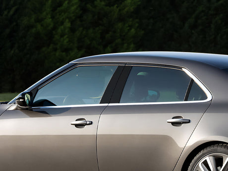saab 9-5 2011-2011 (sedan) Gloss Black Pillar Cover Diagram