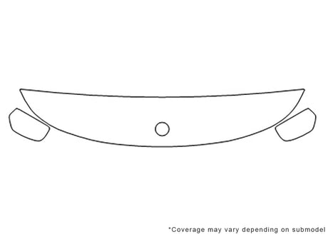 9-5. Avery Dennison Clear Bra Hood Precut PPF Diagram