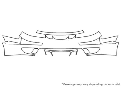 9-5. 3M Clear Bra Bumper Precut PPF Diagram