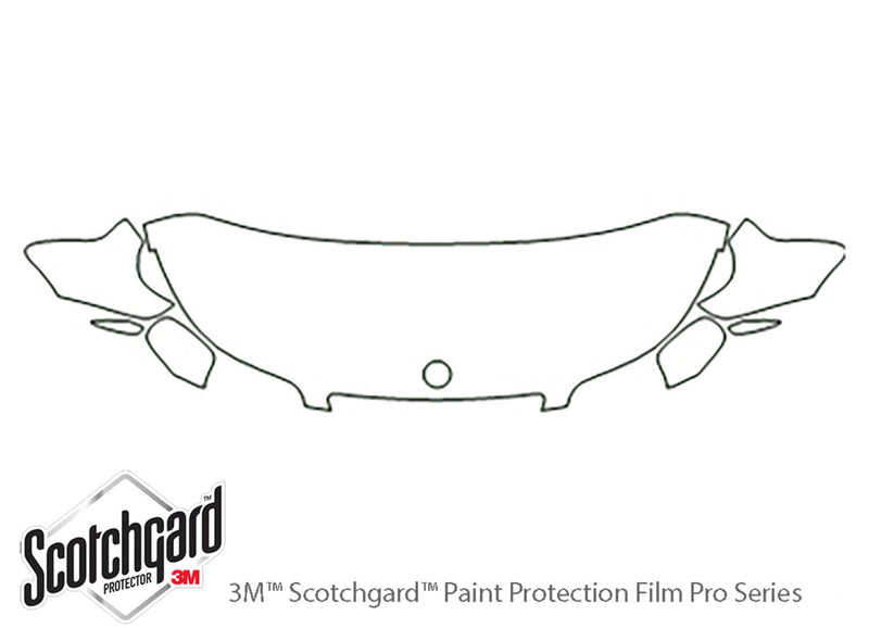 9-5. 3M Clear Bra Hood Precut PPF Diagram