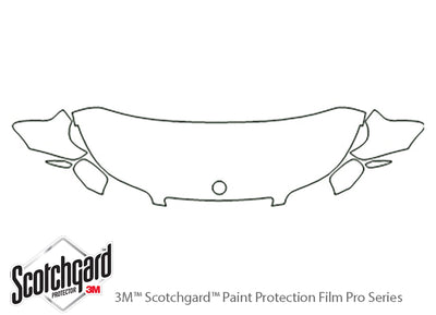 9-5. 3M Clear Bra Hood Precut PPF Diagram