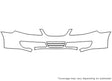 9-5. Avery Dennison Clear Bra Bumper Precut PPF Diagram