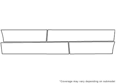 9-5. 3M Clear Bra Door Cup Precut PPF Diagram
