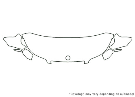 9-5. 3M Clear Bra Hood Precut PPF Diagram