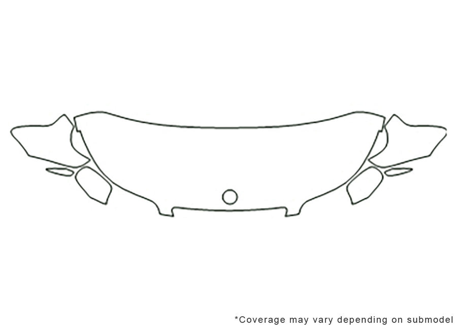 9-5. 3M Clear Bra Hood Precut PPF Diagram