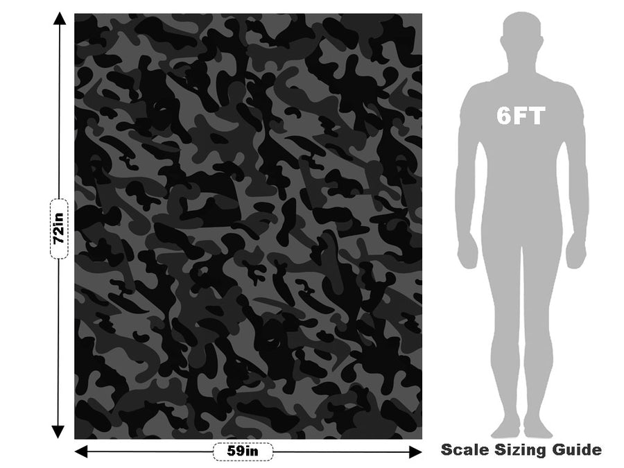 Sable Woodland Camouflage Vehicle Wrap Scale~Rwraps Series 914 Sable Woodland Camouflage Measurements~2