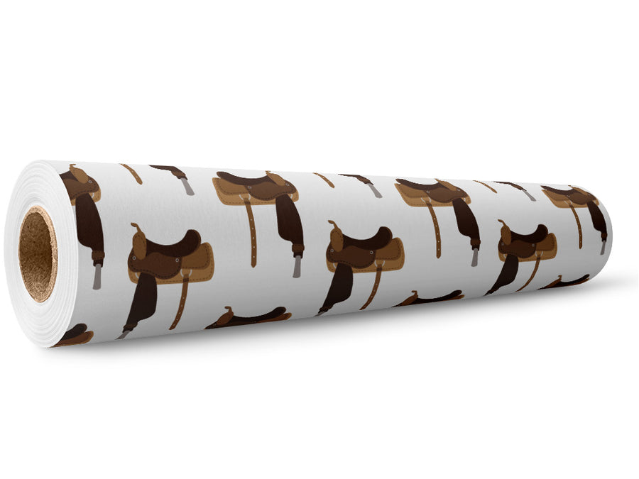 Saddle Up Cowboy Wrap Film Wholesale Roll~Rwraps Series 914 Digitally Printed Vinyl Roll~5