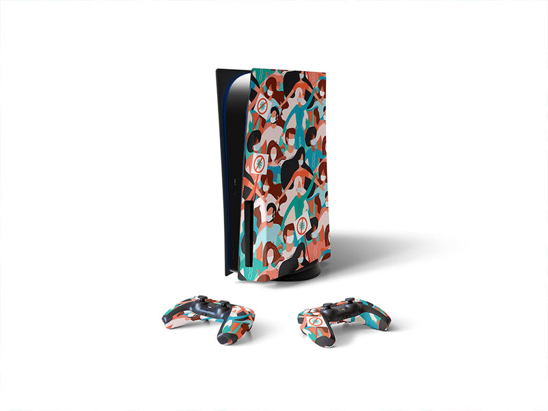 safety first  Sony PS5 DIY Skin