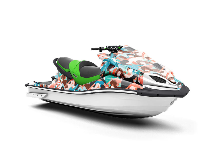 Safety First Americana Jet Ski Vinyl Customized Wrap