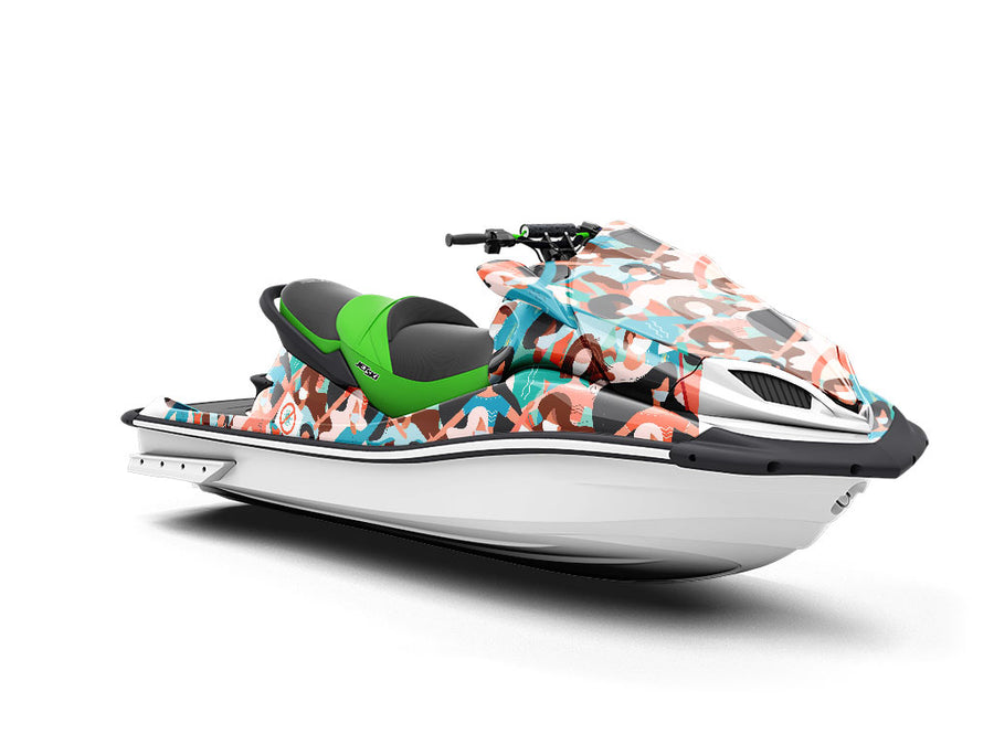 Safety First Americana Jet Ski Vinyl Customized Wrap