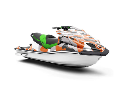 Safety Flecktarn Camouflage Jet Ski Vinyl Customized Wrap
