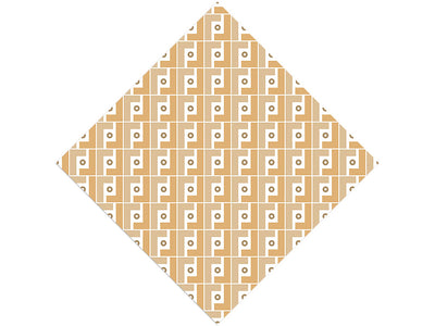 Saffron Squares Mosaic Vinyl Wrap Pattern