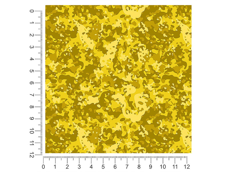 saffron veil camouflage 1ft x 1ft Craft Sheets