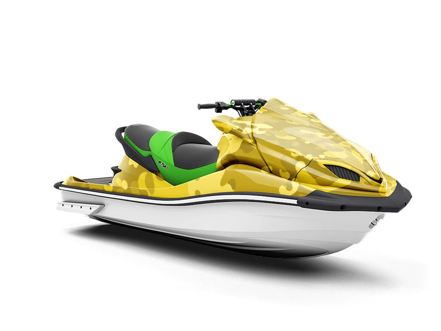 Saffron Veil Camouflage Jet Ski Vinyl Customized Wrap