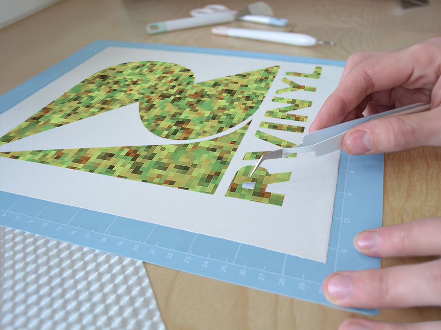 sage wisdom pixel Easy Weed Craft Vinyl