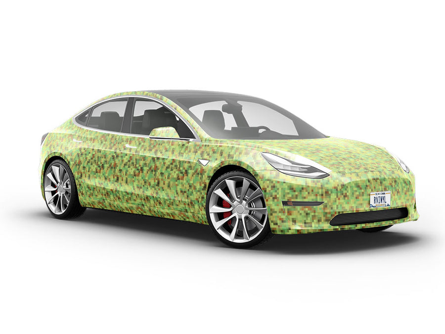 Sage Wisdom Pixel Vehicle Vinyl Wrap
