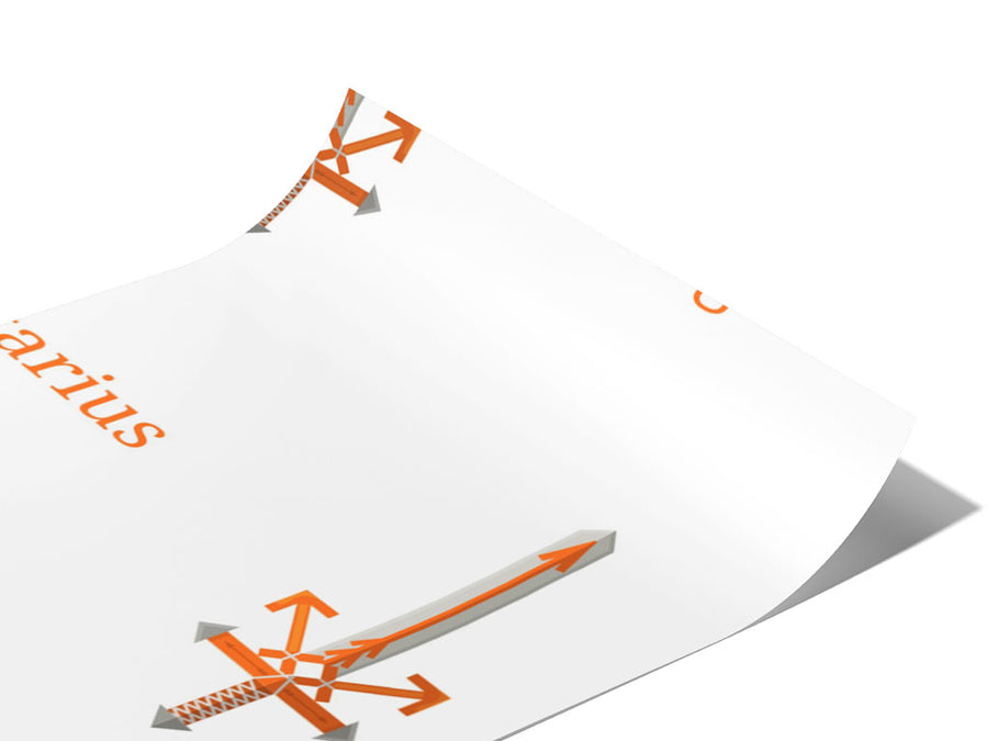 Sagittarius Swords Astrology Vinyl Wraps~Rwraps Series 914 Digitally Printed Vinyl Wrap~0