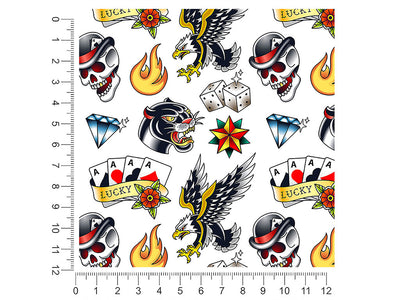 sailor style tattoo 1ft x 1ft Craft Sheets