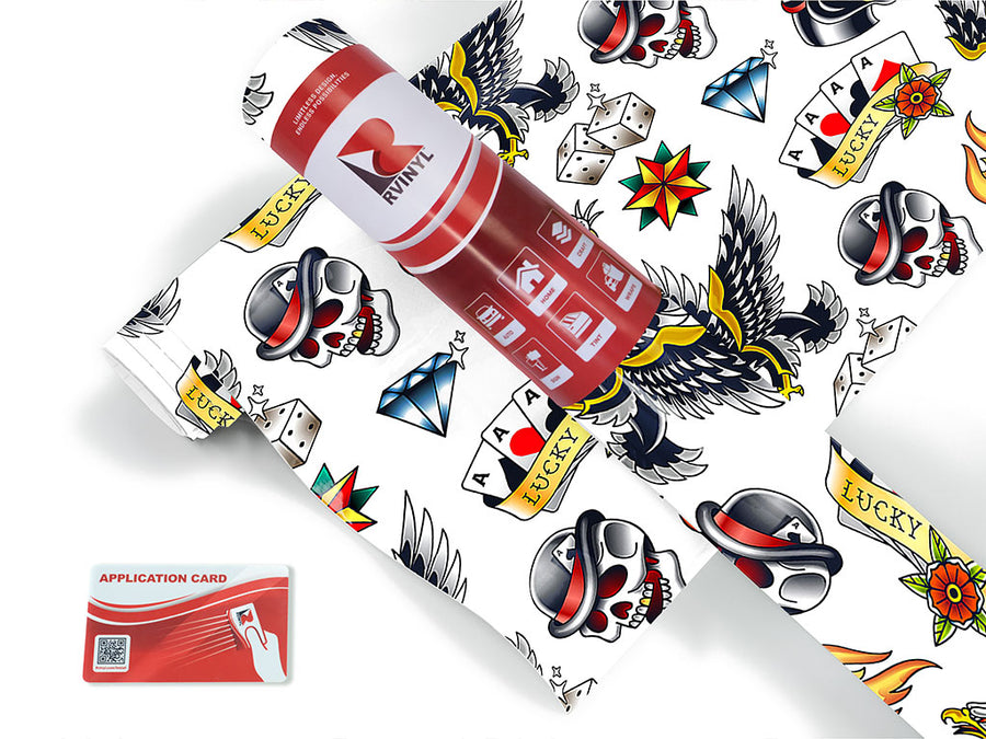 sailor style tattoo Craft Vinyl Roll