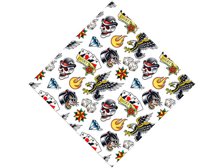 Sailor Style Tattoo Vinyl Wrap Pattern