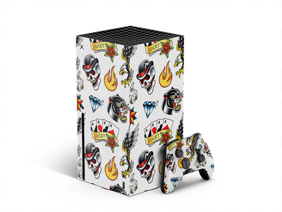 sailor style tattoo XBOX DIY Decal