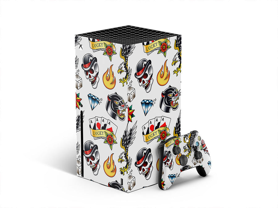 sailor style tattoo XBOX DIY Decal