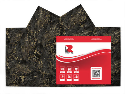 saint laurent black marble stone Craft Vinyl Sheet Pack