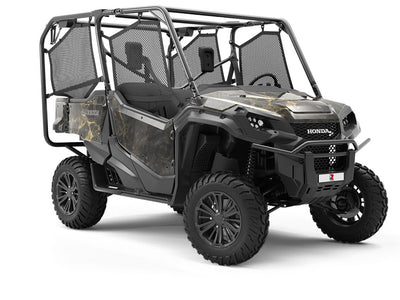 Saint Laurent-Black Marble Utility Vehicle Vinyl Wrap