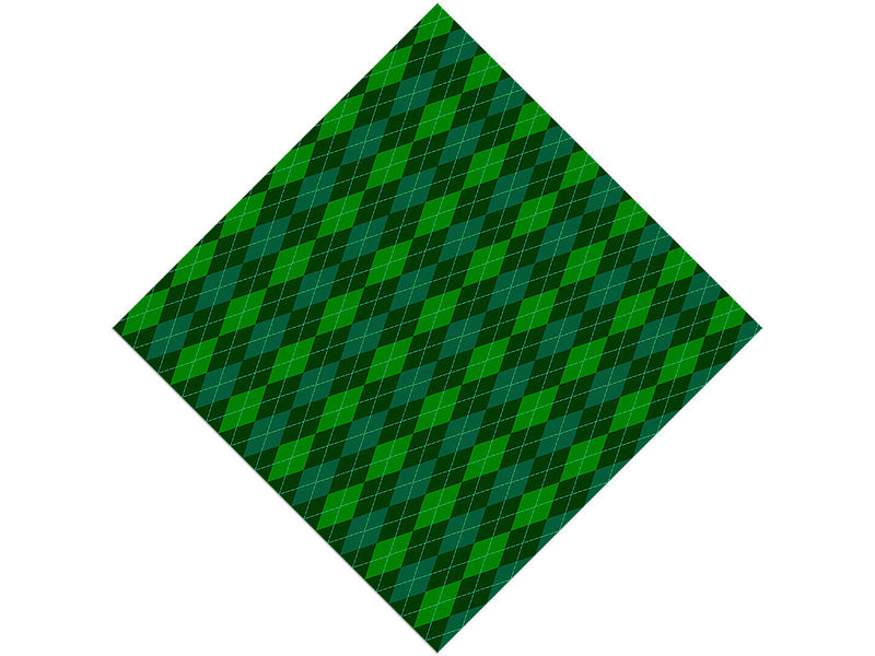 Salad for Lunch Argyle Vinyl Wrap Pattern