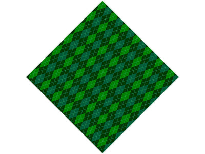 Salad for Lunch Argyle Vinyl Wrap Pattern