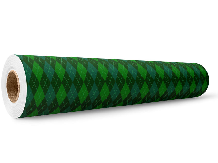 Salad for Lunch Argyle Wrap Film Wholesale Roll~Rwraps Series 914 Digitally Printed Vinyl Roll~5