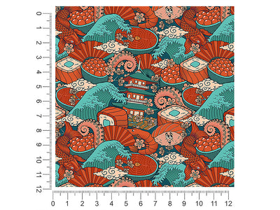 salmon eggs japanese 1ft x 1ft Craft Sheets