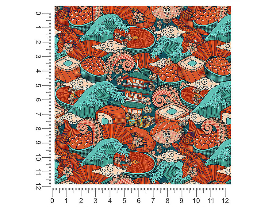 salmon eggs japanese 1ft x 1ft Craft Sheets