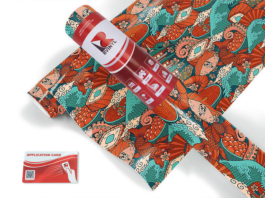salmon eggs japanese Craft Vinyl Roll