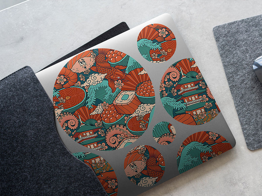 salmon eggs japanese DIY Laptop Stickers