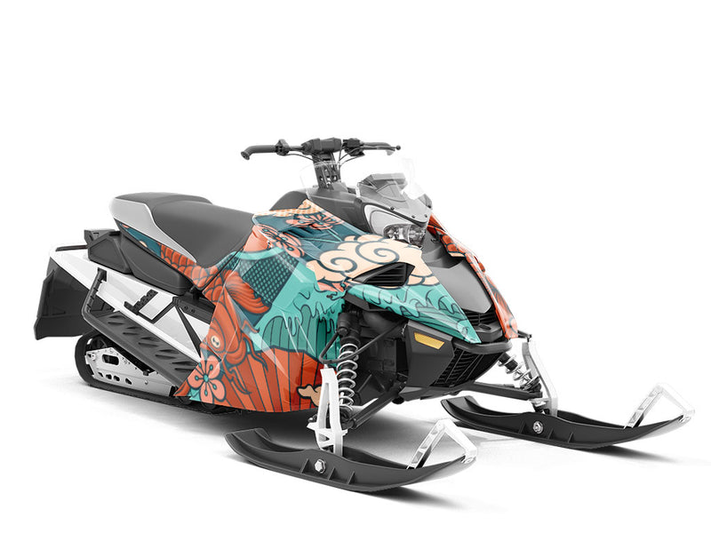 Salmon Eggs Food Custom Wrapped Snowmobile