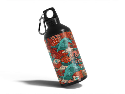 salmon eggs japanese Water Bottle DIY Stickers