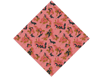 Salmon Graffiti Camouflage Vinyl Wrap Pattern