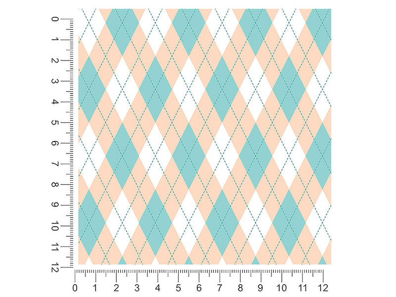 salmon river argyle 1ft x 1ft Craft Sheets