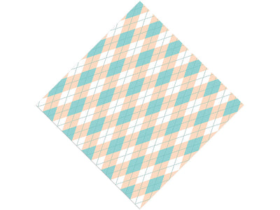 Salmon River Argyle Vinyl Wrap Pattern